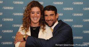 Allison Schmitt and Michael Phelps